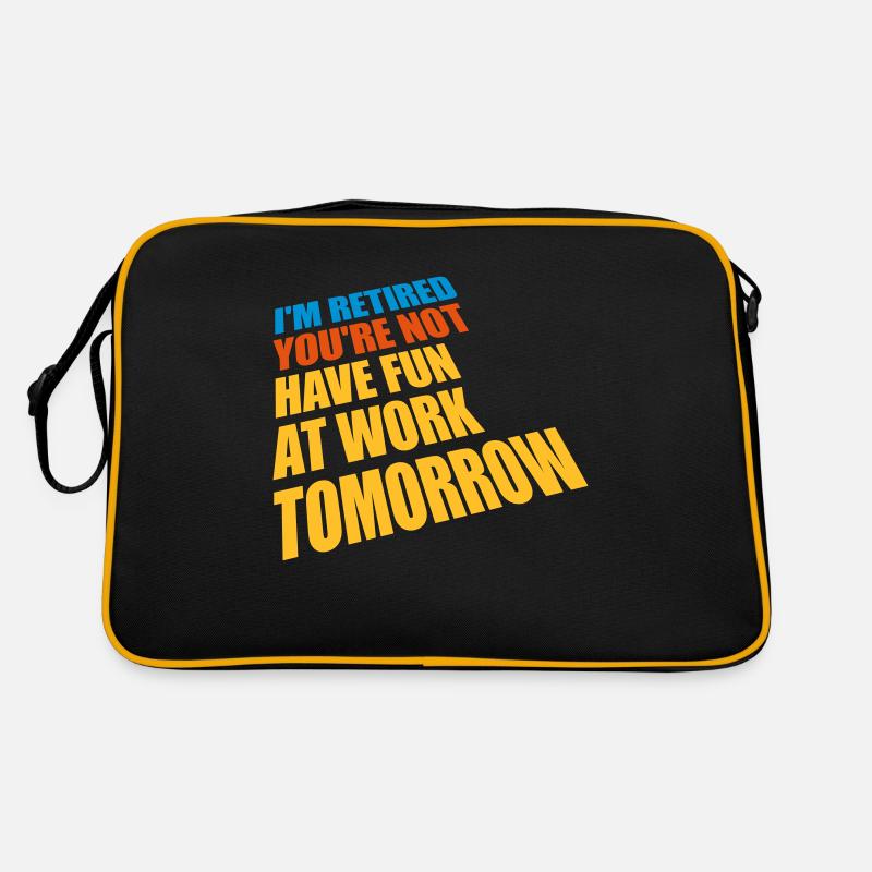 have fun at work Retro Bag
