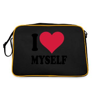 Je m’aime - Sac Retro - noir/or - Dos