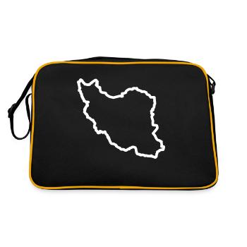 Aperçu de l’Iran - Sac Retro - noir/or - Dos