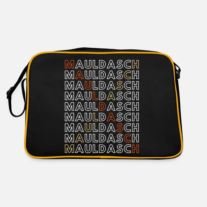 Mauldasch, Maultaschen, Schwäbische Spezialität Retro Tasche
