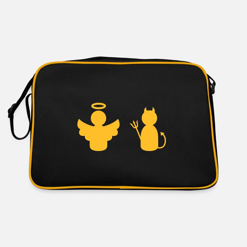 ★ Design colors changeable ★ Angels and Devils Retro Bag