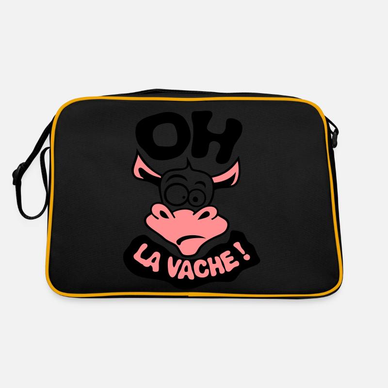oh Kuh Begriff Zitat exclamat Retro Tasche
