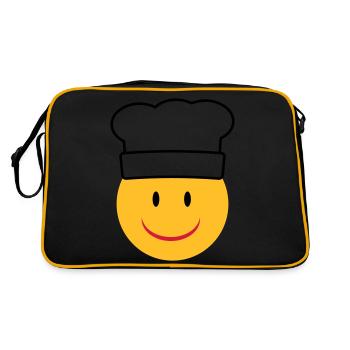 cuisiner - Sac Retro - noir/or - Dos