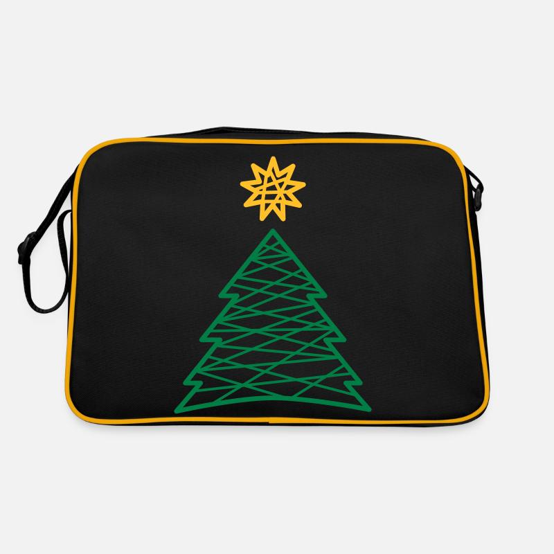 Christmas Tree Star Christmas Santa Oh Christmas Tree Retro Bag