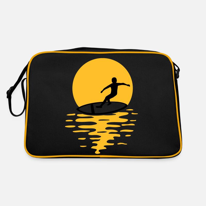 Sonne Abend Surfer Retro Tasche