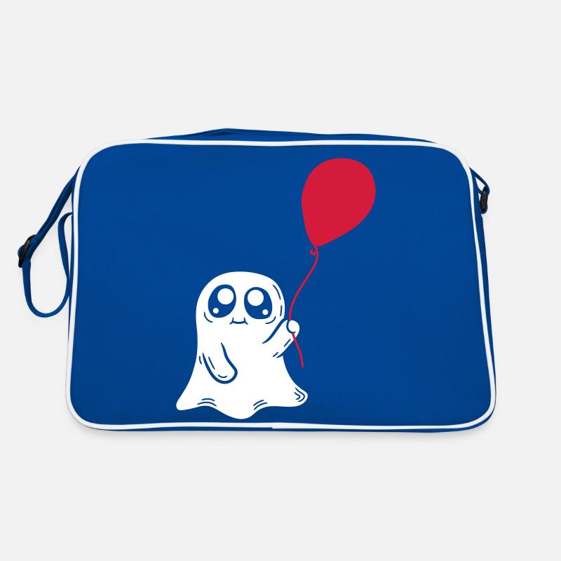 Luftballon Geist Comic Design Retro Tasche