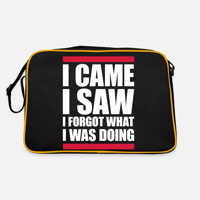 I came saw forget Retro Tasche