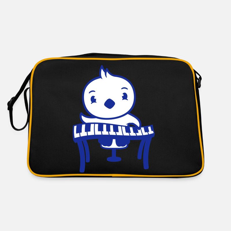 Canard oiseau petit poussin naissance mignon jeu de clavier Sac Retro