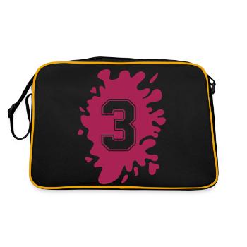 Blob 3 - Sac Retro - noir/or - Dos