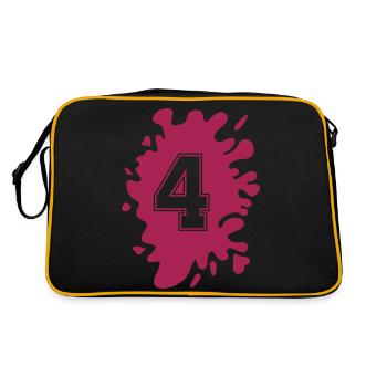 Blobs 4 - Sac Retro - noir/or - Dos