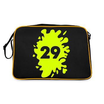 Blobs 29 - Retro Bag - black/gold - Back