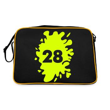 Blobs 28 - Sac Retro - noir/or - Dos