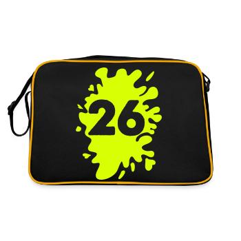 Blobs 26 - Retro Bag - black/gold - Back