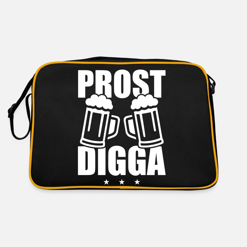 Prost Digga Bier Retro Tasche