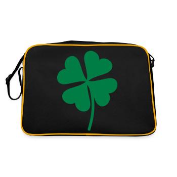 Trèfle - Sac Retro - noir/or - Dos