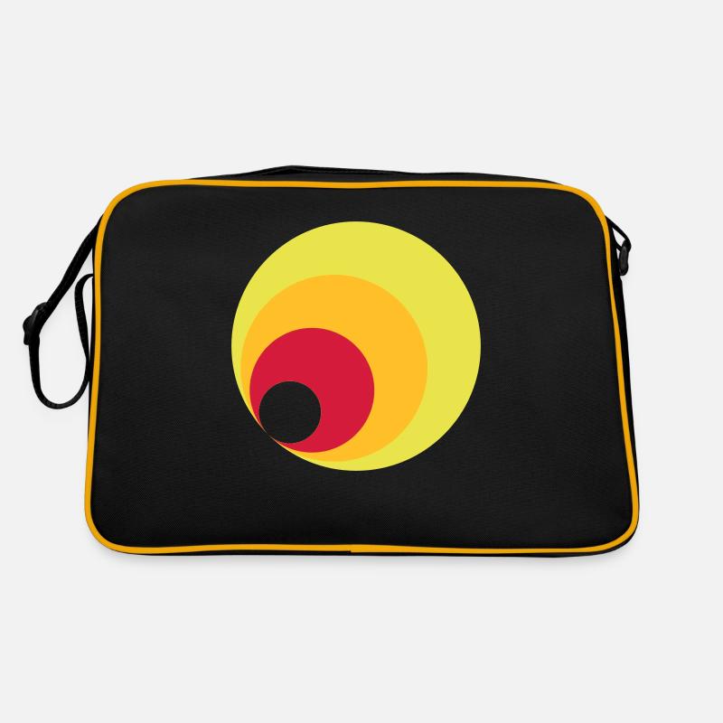 Retro Kreise Retro Tasche