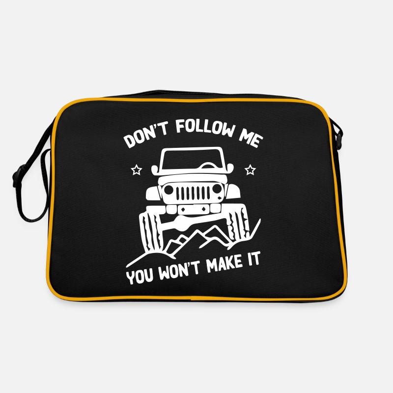 Ne me suivez pas Jeep Sac Retro