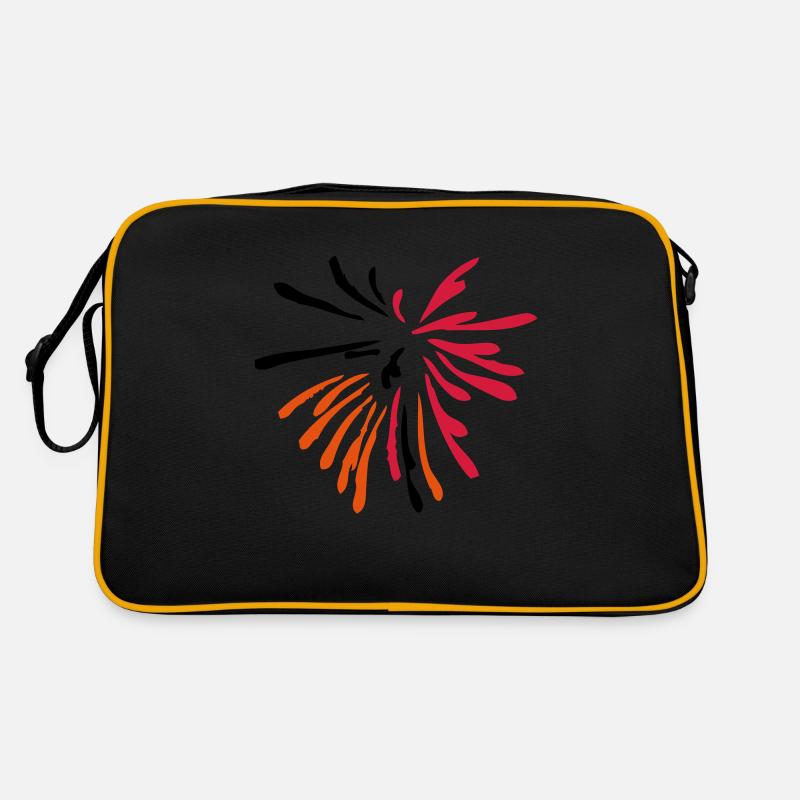 artistic musical fire Retro Bag