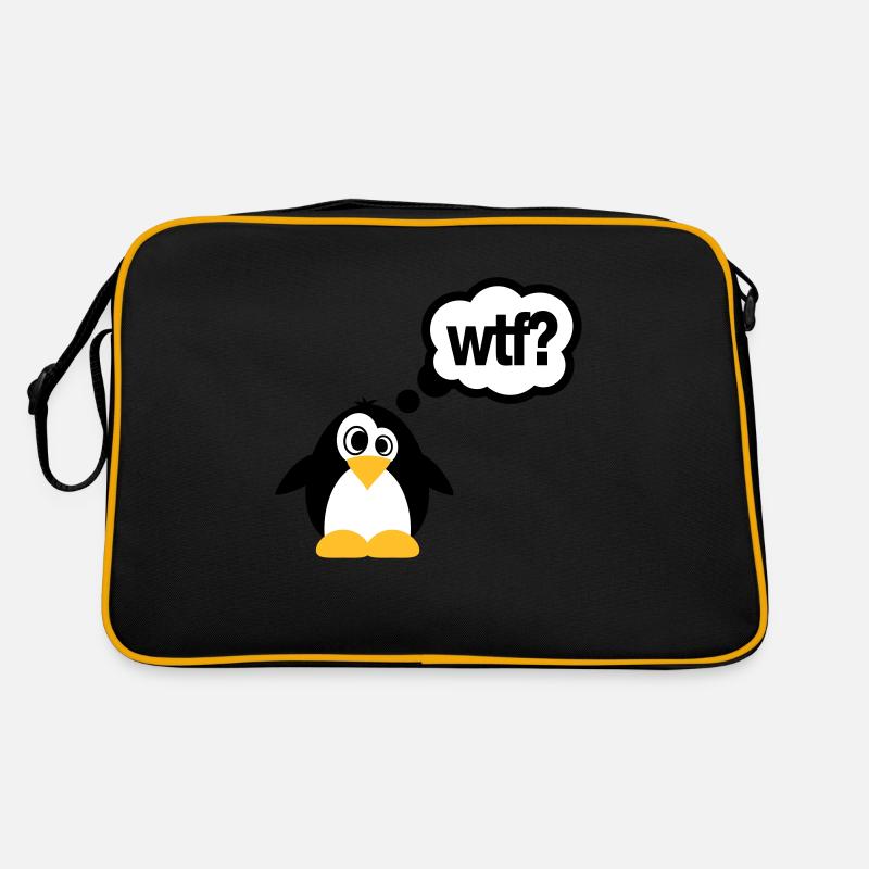 pinguine wtf Retro Tasche