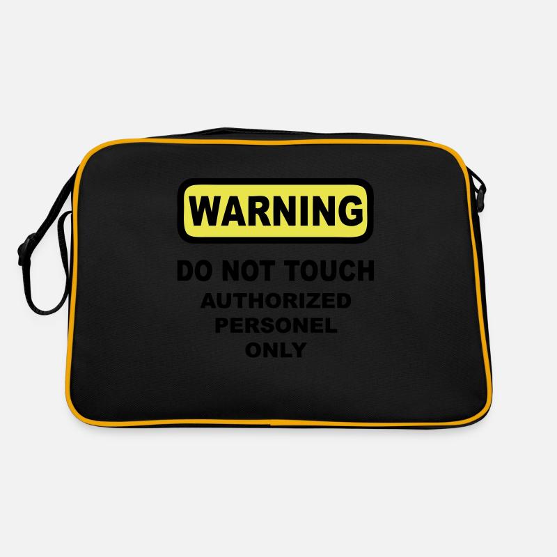 warning humor Retro Bag