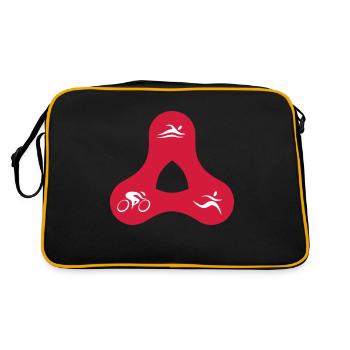 TRI triangle - Retro Bag - black/gold - Back