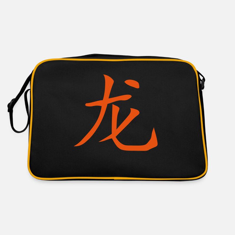 Drachen Sternzeichen Chinesisch Astrologie chino Retro Tasche