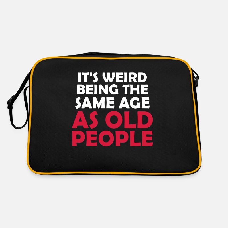 being old people age Retro Bag