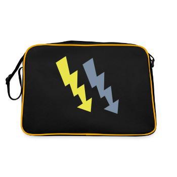 Flashes 2 - Retro Bag - black/gold - Back
