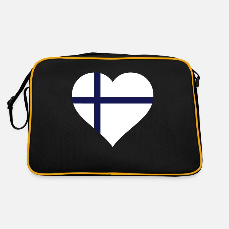 Finlande Coeur Sac Retro