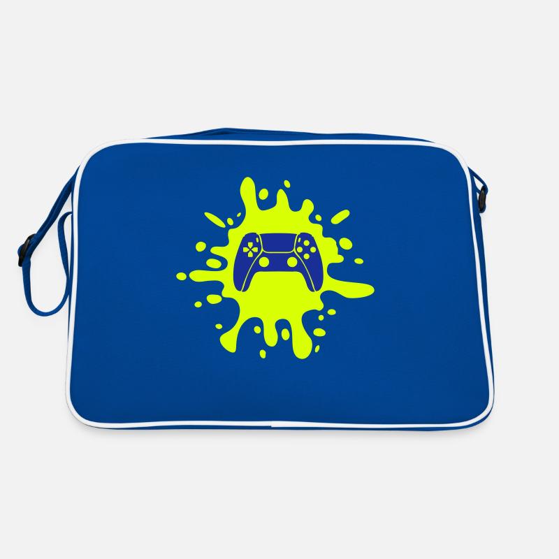gamer gamepad klecks Retro Tasche