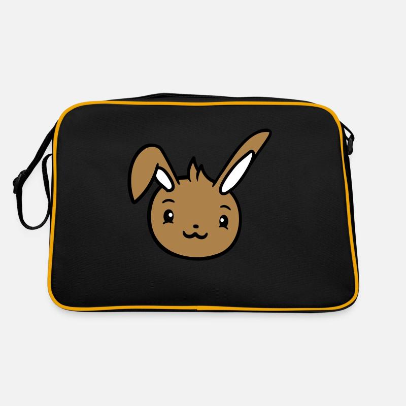 Lapin Lapin Semble mignon Heureux Friendly Sac Retro