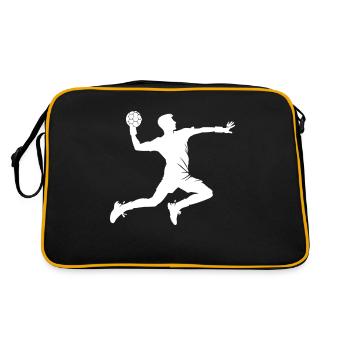 handball - Sac Retro - noir/or - Dos