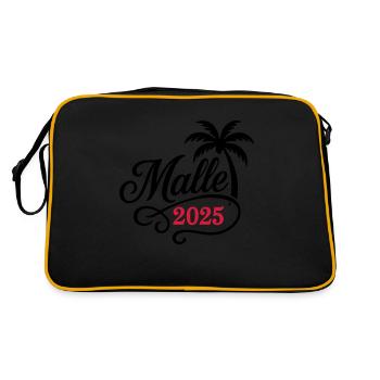 Malle 2025 Palmier - Sac Retro - noir/or - Dos