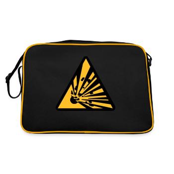 exploding - Retro Bag - black/gold - Back