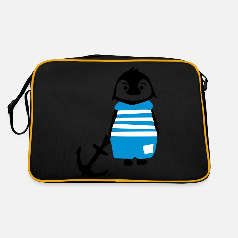 Pôle sud de pingouin et de l'ancre Sac Retro