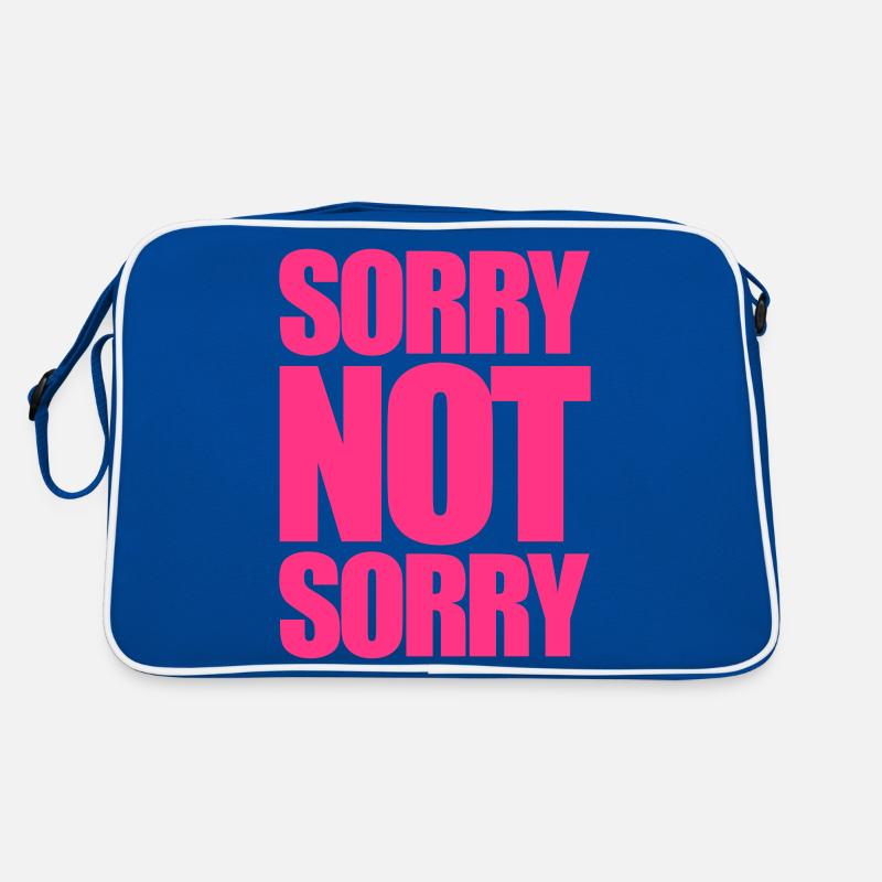 Not Sorry Retro Tasche