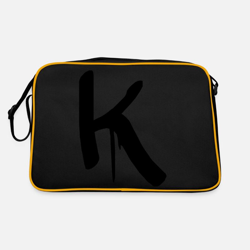 letter K Retro Bag