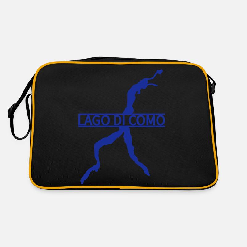 Comer See - Retro Tasche - Schwarz/Gold