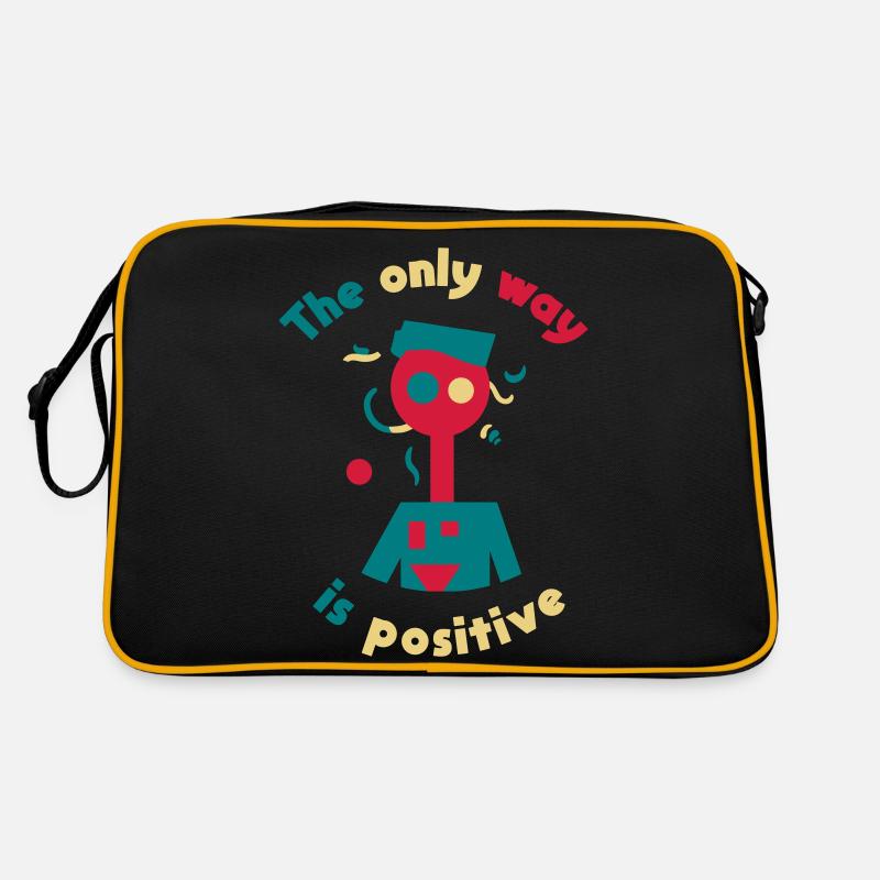 TheOnlyWayIsPositive - Mat Rose Retro Tasche