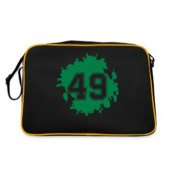 blob 49 - Retro Bag - black/gold - Back