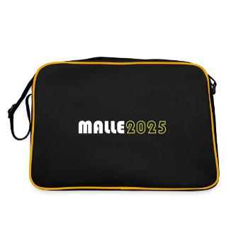 Malle 2025 - Sac Retro - noir/or - Dos
