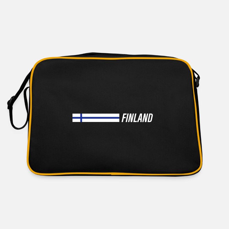 Finnland Flagge Retro Tasche