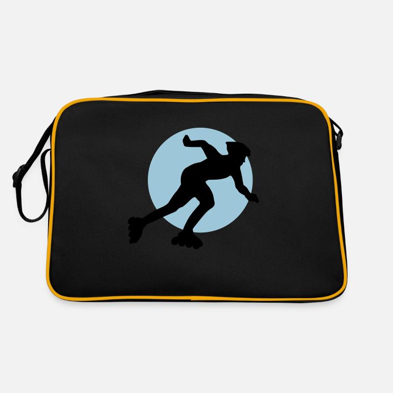 inliner_2c - Retro Tasche - Schwarz/Gold