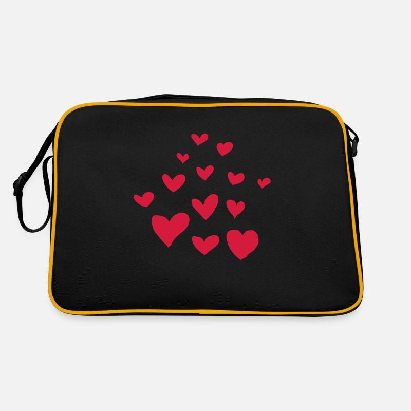 Herzen Retro Tasche