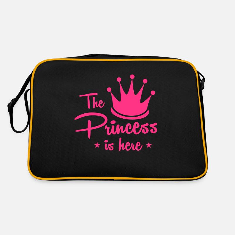 the princess is here with royal crown Retro Bag