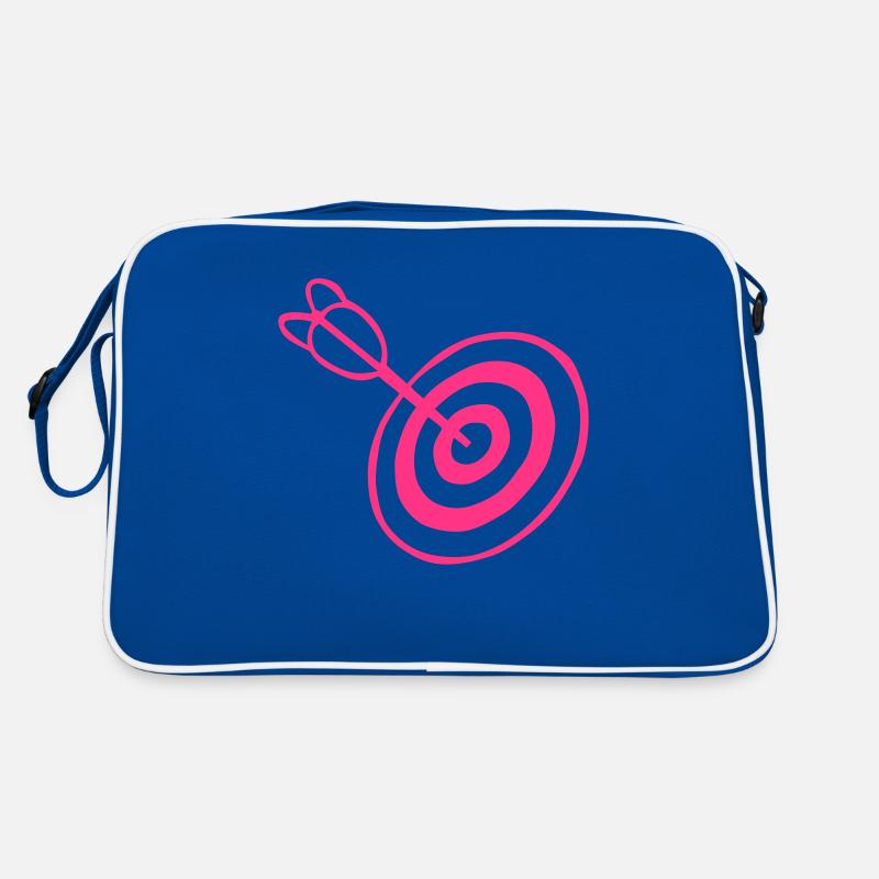 cible fleche flechette mille centre Sac Retro