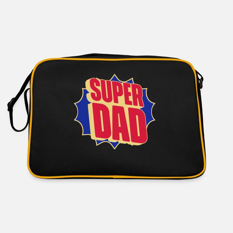Super Dad - Retro Bag - black/gold