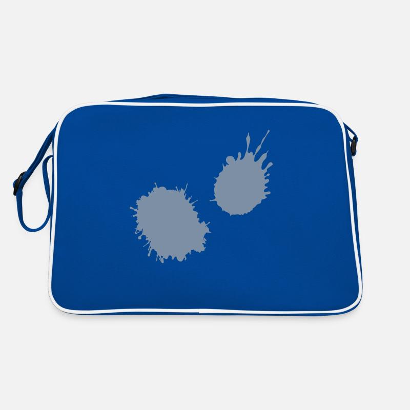 splatter farbklecks Retro Tasche