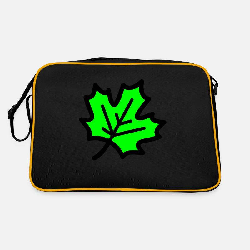 Maple Leaf Leaf Autumn Icon Retro Bag