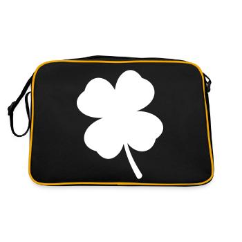 Symbole Cloverleaf - Sac Retro - noir/or - Dos